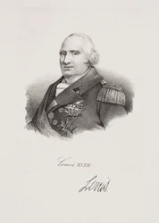 Portrait of King Louis XVIII