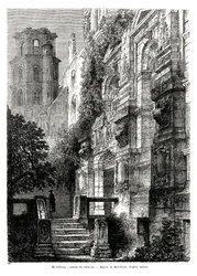 Heidelberg Castle, Germany, 1886