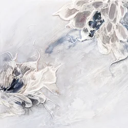 Abstract White Blooms