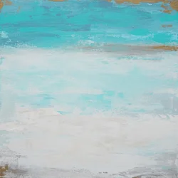 Coastal Teal Seascape