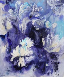 Indigo Blue Blooms
