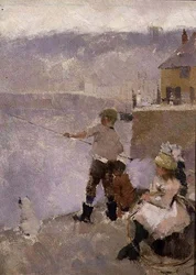 Fishing on the Quay