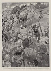 The Battle of Dundee, storming the Boer Position on Talana Hill