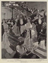 The Lifeboat Fete at the Stafford House on the Grand Staircase