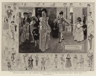 Twelfth Night at the Mansion House, Guests at the Children
