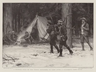 A Hunting Tour in Asia Minor, Returning to Camp after a Successful Deer Stalk