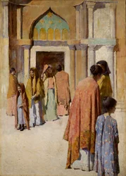 Women Near the Stairs No. I