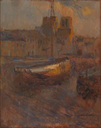 Ships at Anchor, Cherbourg no. II