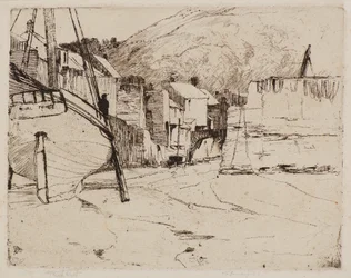 Polperro Harbour with Bridge