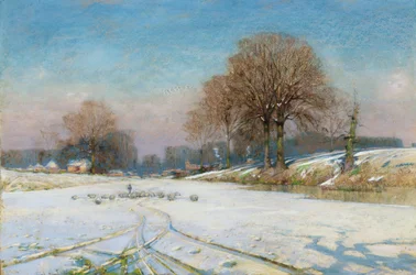 Herding Sheep in Wintertime