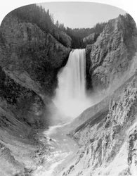 Great Falls of the Yellowstone, 360 Feet, c.1883 (photo)