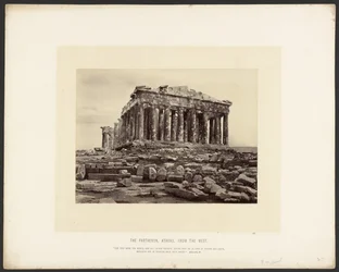 The Parthenon, Athens, From the West