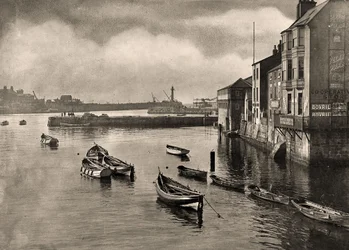View of the Harbour, Whitby, North Yorkshire, c1889