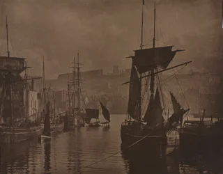 Whitby Harbor, c. 1885