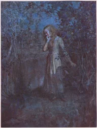 Light had faded into darkness and evening deepened into night, c.1920