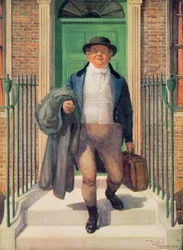 Mr Pickwick Leaving 48 Doughty Street