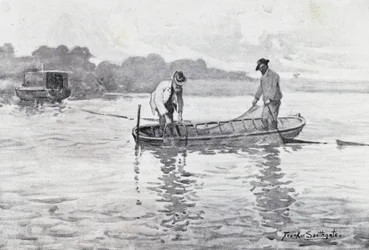 Norfolk Broads: Hauling up the Eel-Pods