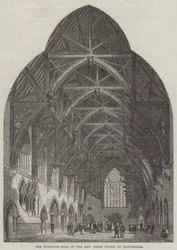 The Entrance Hall of the New Assize Courts at Manchester