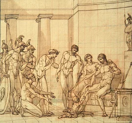 The Infant Pyrrhus before Glaucias