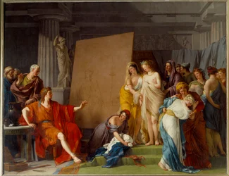 The Painter Zeuxis Choosing for Model the Most Beautiful Girls of Crotone