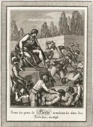 The Execution of the Streltsy. From: Histoire de Russie by Blin de Sainmore