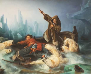 Fighting Polar Bears, 1839