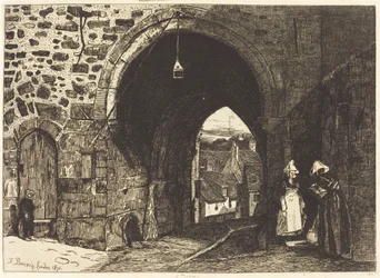 The Gate of St Malo at Dinan
