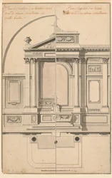 Elevation of Altar Screen, ca. 1770