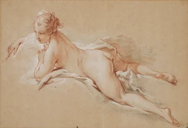 Woman Lying on Her Stomach