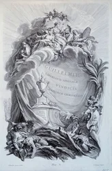Frontispiece for a Series of Planks on the Tomb of William III, Prince of Orange and King of England. Drawing by Francois Boucher, 18th Century