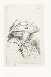 Head of a Man with Glasses and Tricorne (series title)