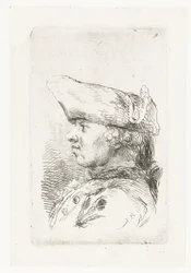 Head of Man with Tricorne