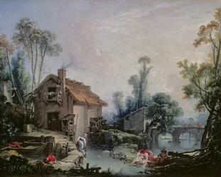 Landscape with a Watermill, 1755