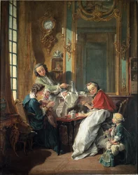 Lunch Scene in a Bourgeois Interior