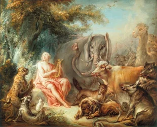 Orpheus Enchants the Animals