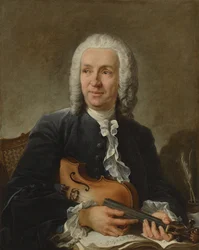Portrait of the composer Francesco Geminiani 1687-1762, c. 1745