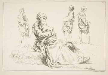 Sheet of Sketches, 1753