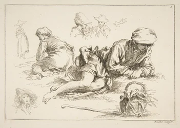 Sheet of Sketches