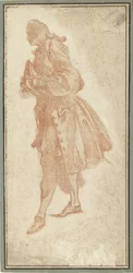 Study for Philinte (Design for the illustration of Le Misanthrope from the 1734 edition of Molière