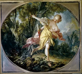 Sylvie flees the wolf she has injured