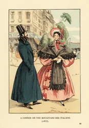 A corner on the boulevard des Italiens