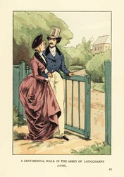 A Sentimental Walk in the Abbey of Longchamps