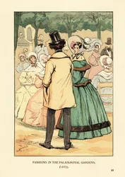 Fashions in the Palais-Royal Gardens