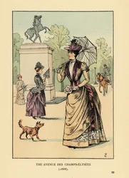 The Avenue des Champs-Elysées in 1888