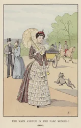 The Main Avenue in the Parc Monceau