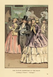 The Picture Exhibition at the Paris Salon