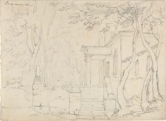 House with a Portico at Ermenonville