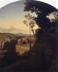 View of the Cervara Quarries Near Rome