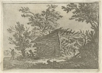 Landscape with a Dilapidated Barn