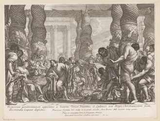 Samson Led to a Pillar in the Temple of Dagon